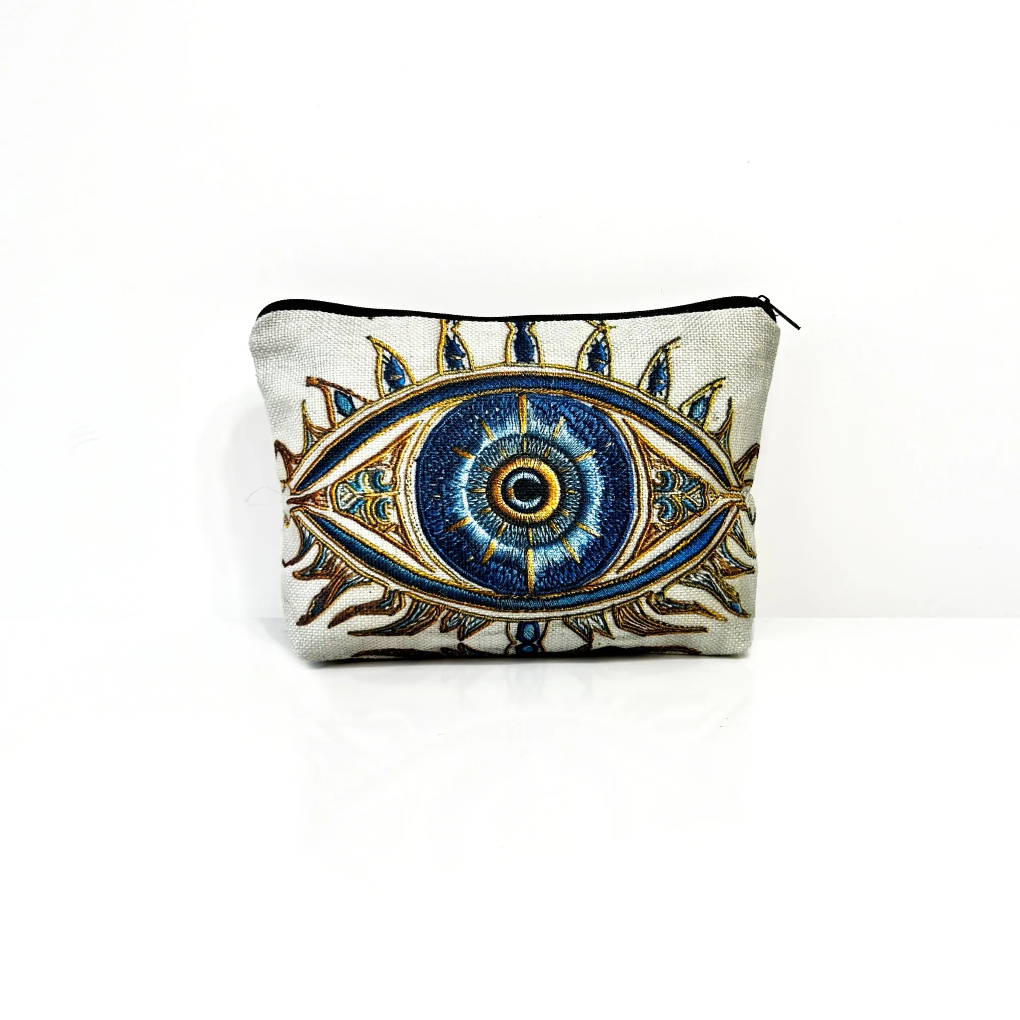 Vibrant Boho Toiletry Organizer Pouch Bag