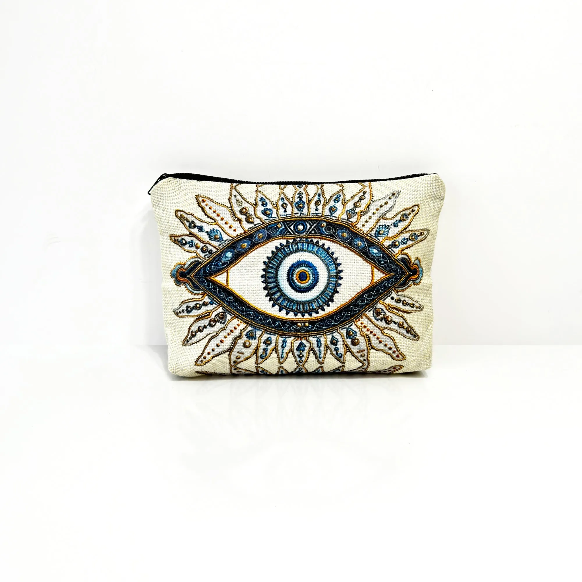Vibrant Boho Toiletry Organizer Pouch Bag