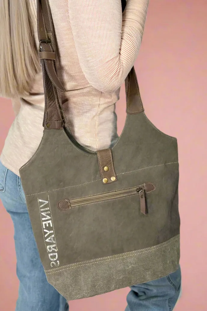 Vineyards Canvas Purse
