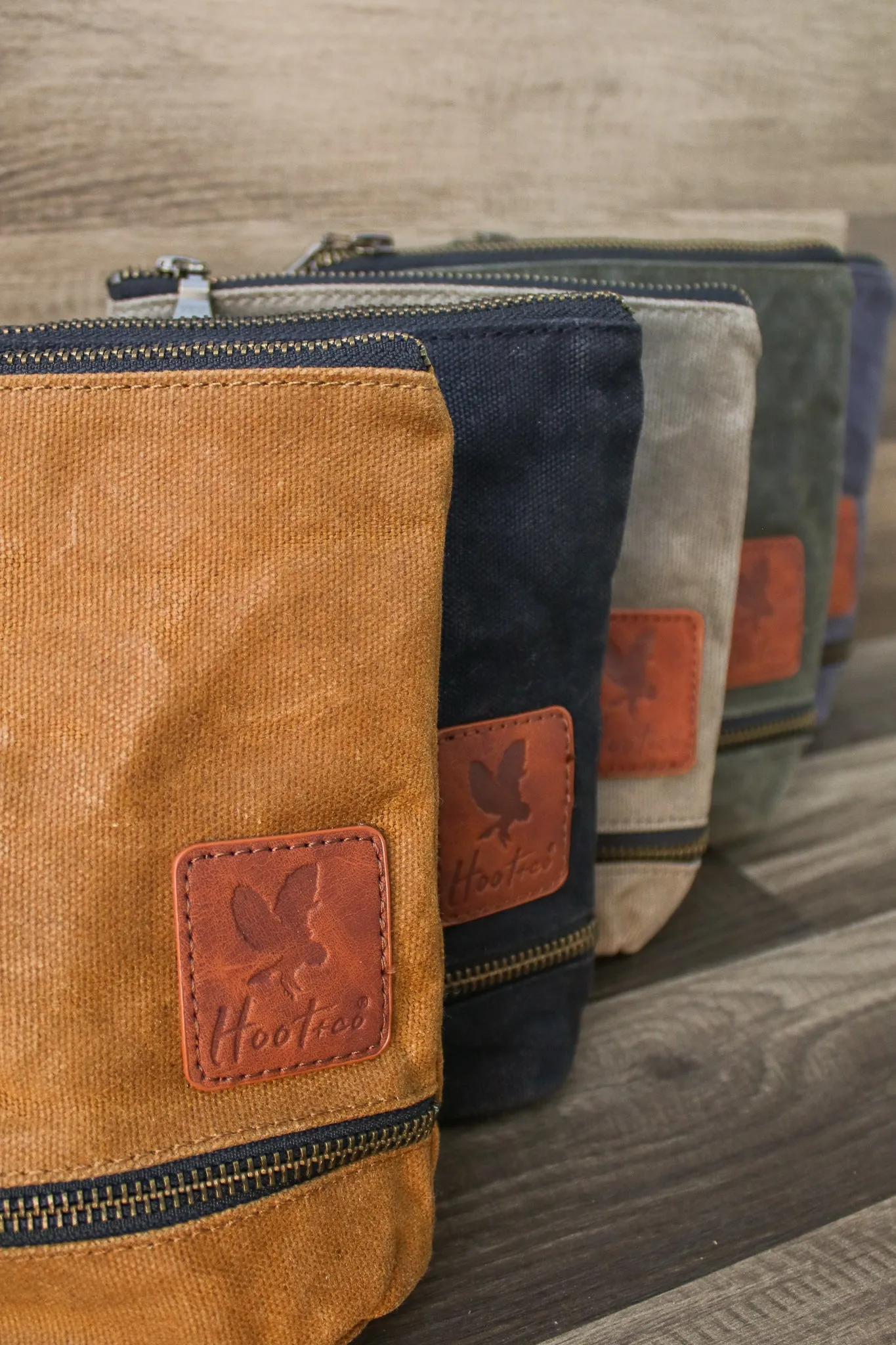 Waxed Canvas Combo Bag Holder - Slate Gray
