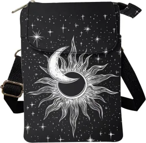 Xpyiqun Canvas Cross-body Bags for Women Small Cellphone Purse Shoulder Handbag