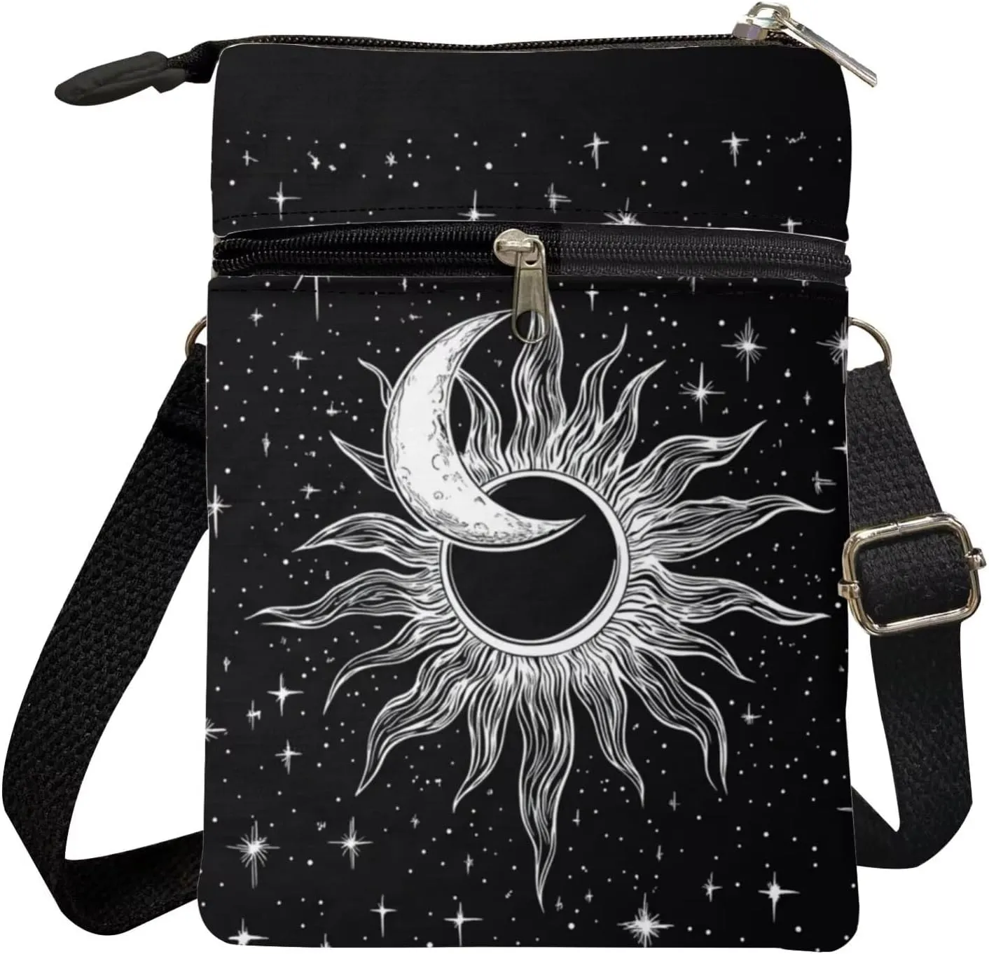 Xpyiqun Canvas Cross-body Bags for Women Small Cellphone Purse Shoulder Handbag